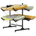 thumbnail image 1 of Étagère de Rangement pour Kayak Double Face - Support en Acier à Largeur Réglable avec Roues Verrouillables pour 4 Kayaks, Canots, SUP et Planches à Pagaie, 1 of 7