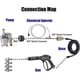 thumbnail image 3 of Pressure Washer Nozzle,downstream Nozzle Kit With 4 Way Tip Holder For Soft Wash,1/4in Quick Connect, 3 of 5