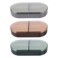 thumbnail image 3 of Pastillero portátil de 3 piezas: Pastillero semanal con 4 compartimentos, hermético y resistente a la humedad, ideal para viajes, de plástico para guardar pastillas a diario., 3 of 6