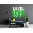 thumbnail image 3 of Glowneon Level Up Neon Sign, Quote Led Sign Wall Decor, 3 of 4