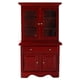 thumbnail image 5 of Mini armario de madera estilo vintage para casa de muñecas a escala 1/12, muebles DIY rojo, 5 of 7