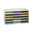 thumbnail image 2 of Durham 434-75 15 Opening Steel Horizontal Literature Rack, Tan, 2 of 3