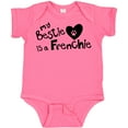 thumbnail image 3 of Inktastic Bestie Frenchie Boys or Girls Baby Bodysuit, 3 of 5
