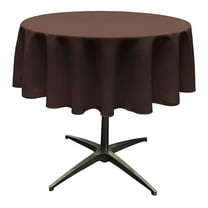 Brown 36 INCHES Polyester Tablecloth by FTF