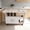 White, variant on Large-Capacity Spice Rack Wall Mounted Storage Cabinet, Black Hanging Kitchen Pantry with Up-Flip Door, for Kitchen, Dining Room, 23.62x8.66x11.81 Inches, Particle Board & Glass