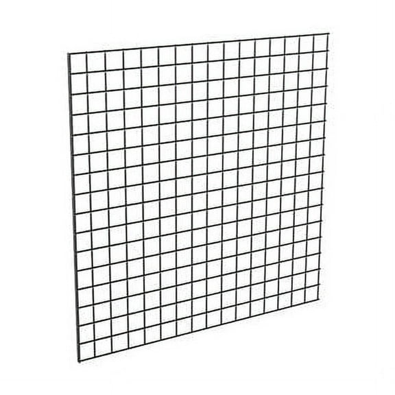 Econoco Black Grid Panel for Retail Display or Home Storage, 4’ x 4’ - 3 Grid Panels Per Carton