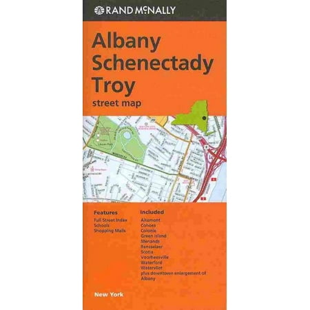 Rand mcnally albany, schenectady, troy street map: 9780528008252