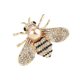 thumbnail image 3 of Broche de de miel para mujer, joyería, Pin decorativo, broches de aleación con diamantes de imitación, insignia de solapa para ropa, aniversario Dorado Yinane Broche, 3 of 8