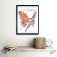 thumbnail image 2 of Vintage French Fashion La Vie Parisienne Summer Butterfly Magazine Cover Art Print Framed Poster Wall Decor 12x16 inch, 2 of 5