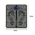 Zexumo Foot Massager Mat EMS Feet Massage Machine Portable Foldable