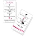 thumbnail image 1 of Press-On Nail Application Instructions Cards | 50 Pack | 2x3.5" inch Business Card Size | DIY Press-On Nail Kit | Marble with Pink Design, 1 of 8