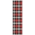 thumbnail image 2 of Addison Rugs Chantille Indoor/Outdoor Transitional Holiday Plaid Black Machine Washable Runner Rug, 2'3" x 7'6", 2 of 7