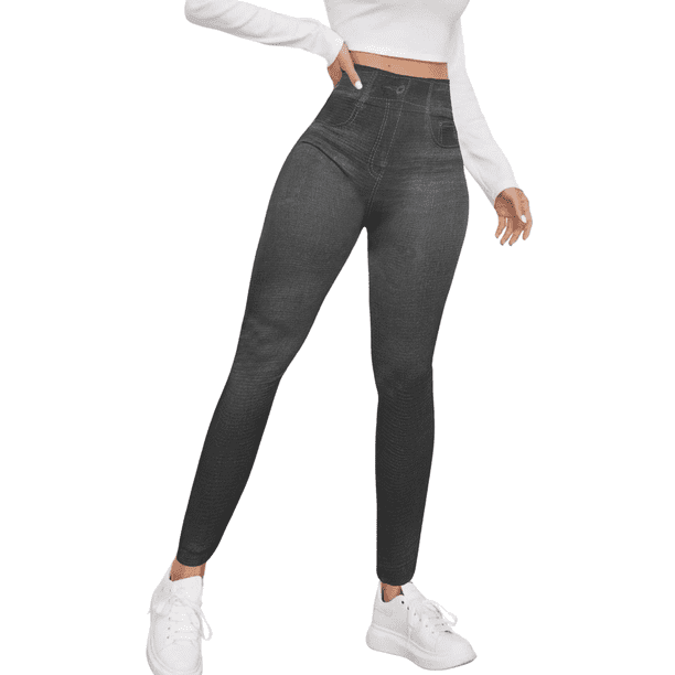 Leggings de Mujer Estilo Mezclilla Unitalla Comodidad y Estilo en Leggins