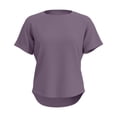 thumbnail image 4 of BOOMNY Women's Short Sleeve Workout Tshirts Crew Neck Breathable Yoga Tshirts Summer Athletic Tee Tops for Women, 4 of 5