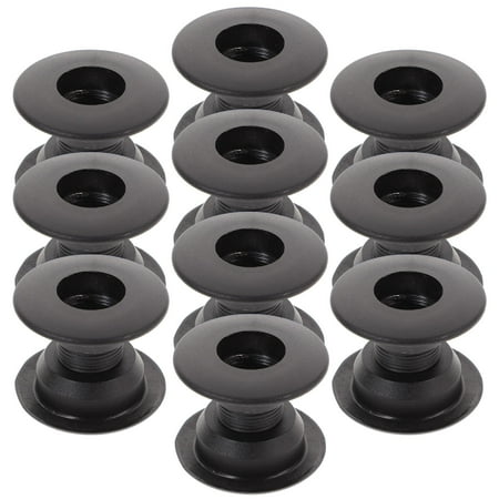 

NUOLUX 10 Set Soccer Table Football Board Bearing Rod Foosball Bushing Table Football Machine Bearing Black