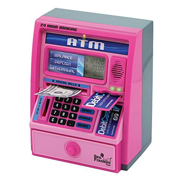 Ben Franklin Talking ATM Machine Pink