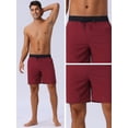 thumbnail image 4 of DARING DIVA Men's Lining Surfing Drawstring Swimming Shorts 36 Red, 4 of 6