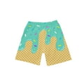 thumbnail image 6 of Abcomgle Boys Swim Trunks Size 10-12 Quick Dry Boys Swim Shorts Cute Ice Cream Drip Graphic Swimwear for Boys Summer Casual Athletic Youth Boys Swim Trunks 9-10 Years,Green, 6 of 6