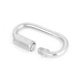 thumbnail image 3 of Unique Bargains M3.5 Repair Part Stainless Steel Quick Link Chain Carabiners Silver Tone 10pcs, 3 of 4