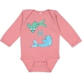 thumbnail image 3 of Inktastic Cute Pisces the Fish Zodiac Sign Boys or Girls Long Sleeve Baby Bodysuit, 3 of 5