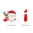 thumbnail image 2 of Sidaley Etiqueta engomada del limpiaparabrisas de la ventana trasera del coche de Papá Noel estilo de coche de Navidad divertido brazo que agita las Automoción decorativa y accesorios No.04 Sidaley VI1434-04B, 2 of 6