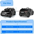 thumbnail image 2 of Jojoka Licensed Land Rover Kids Ride on Car, 12V Battery Powered Electric Toys for Kids with Parent Remote Control, Bluetooth, MP3, Forward & Backward, LED Light, for 3-8 Year Old Boy & Girls, Black, 2 of 9