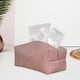 thumbnail image 3 of Cubierta de tejido,soporte para caja de pañuelos independiente cubre rectangular,Servilletero caja mesa dispensador caja pañuelos,Estuche de papel para pañuelos faciales Titular de caja de Macarena Cubierta de tejido, 3 of 8