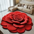thumbnail image 3 of Floral Diatomaceous Earth Floor Mat - 3D Non- Absorbent Bath Mat with Flower Design, Quick-Dry Kitchen & Bathroom Rug for Bedroom, Living Room - Plush & Stylish Home Decor (15.7in), 3 of 3
