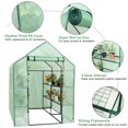 thumbnail image 3 of 8 shelves Mini Walk In Greenhouse Outdoor Gardening Plant Green House, 3 of 9