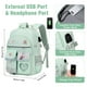 thumbnail image 3 of Mochila ACESAK para niñas, adolescentes y mujeres con lonchera verde, 3 of 6