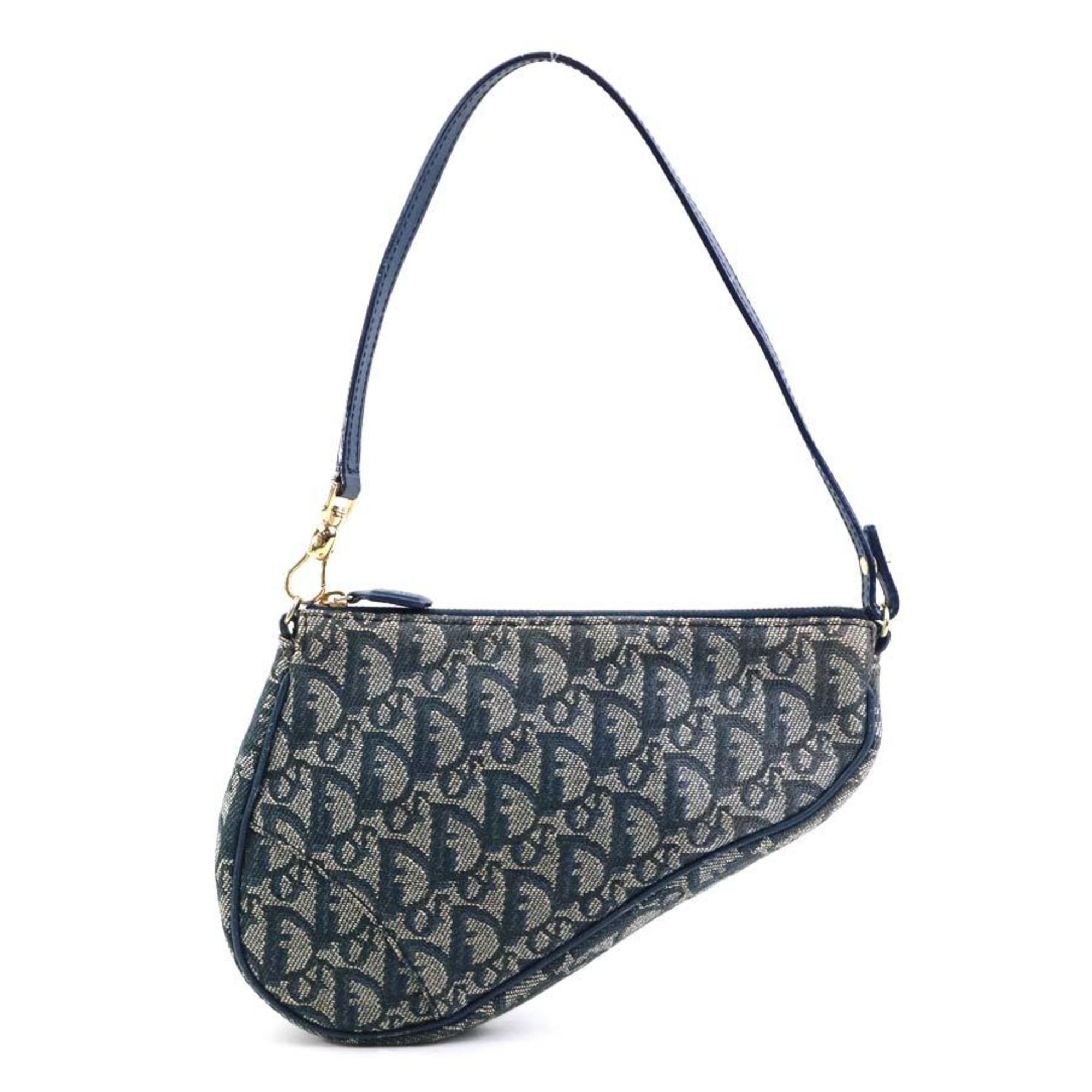 CHRISTIAN DIOR バケットバッグ ネイビー 8795-2211-