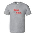thumbnail image 2 of Dope Soul Statement Shirt - Gray/Red - Unisex, 2 of 7