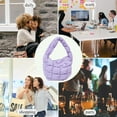 thumbnail image 7 of Kukuzhu Small Quilted Tote Bag for Women, Soft Puffer Tote Bag Lightweight Designer Pleated Hobo Bags Handbag Puff Bags, 7 of 7