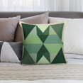 thumbnail image 6 of Green And Beige Modern Art Geometric Pillow Covers,Green And Beige Modern Art Geometric Throw Pillow Covers 20"×20" ,Living Room Sofa Couch Pillow Covers,Decorative Pillow Covers, 6 of 7