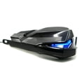 thumbnail image 2 of Protector De Puños Para Moto Rasen Con Base De Aluminio Luz Led Secuencial Amar-Azul         negro, 2 of 11