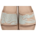 thumbnail image 5 of Lacoste Womens Croco Slide Sandals 8 Lt Pnk/Wht, 5 of 7