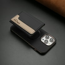 ELEHOLD Case for iPhone XR, 2-in-1 Magnetic Detachable Wallet Case, RFID Blocking PU Leather Flip Cover with Kickstand & Card Holder,Black