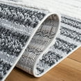 thumbnail image 5 of SAFAVIEH Moroccan Tassel Cainneach Geometric Shag Area Rug, Dark Grey/Ivory, 6'7" x 9'2", 5 of 8