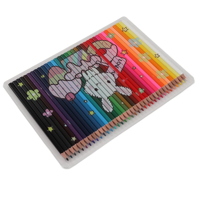 Rompecabezas de lápices de colores,Juego de lápices de colores, patrón lindo de capas ricas, lápiz de colores de rompecabezas de 36 colores para colorear ilustraciones para Graffiti