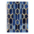 thumbnail image 7 of FORMRS 1-Subject Spiral Notebook 8" x 5" College Ruled 60 Refillable Sheet A5 Hard Cover, 2 Pack, Blue Hexagon Pattern, 7 of 7