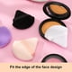 thumbnail image 3 of 12 borlas de maquillaje NQ triangulares para polvos con correa de algodón para maquillaje facial de mujer, 3 of 5