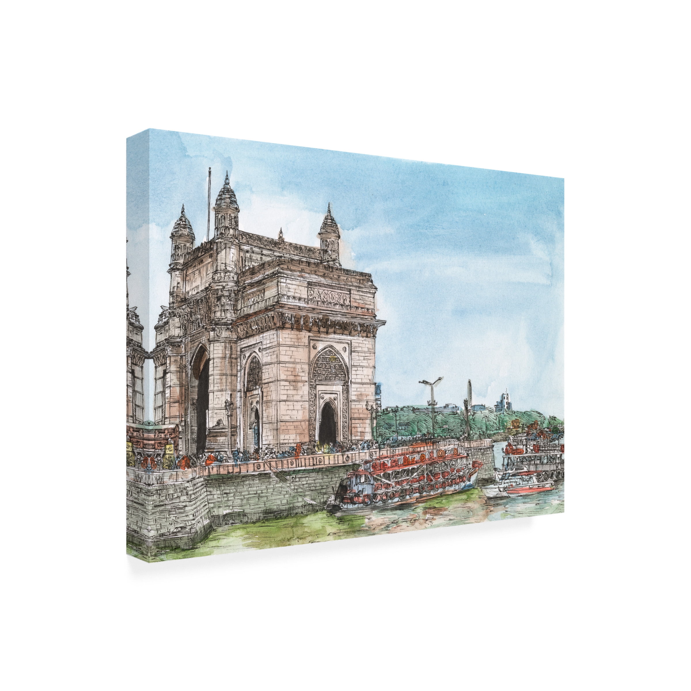 Melissa Wang 'Dreaming of India I' Canvas Art