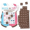 thumbnail interactive-video image 1 of Pink And Gold Princess Baby Shower Shaped Bingo Game - Set Of 18 1 of 10