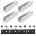 thumbnail image 1 of Solar Modules Rail Bracket Trapezoidal Sheet Flat Roof PV Mounting Rail 20CM, 1 of 6