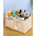 thumbnail image 2 of Organizador de bolsos Organizador de bolsos con compartimentos Insertar bolso en bolso Carpeta de bolso Beige L, 2 of 3