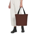thumbnail image 5 of Bingfone Brown Women Shoulder Tote Bags Casual Bag Ladies Shopping Handbag, 5 of 7