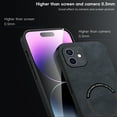 thumbnail image 3 of for iPhone 12 PU Leather Case, Vintage Compatible with MagSafe and Wireless Charging Slim Fit-Drop Scratch Resistant Support Magnetic Car Mount Case Cover for iPhone 12, Black, 3 of 9