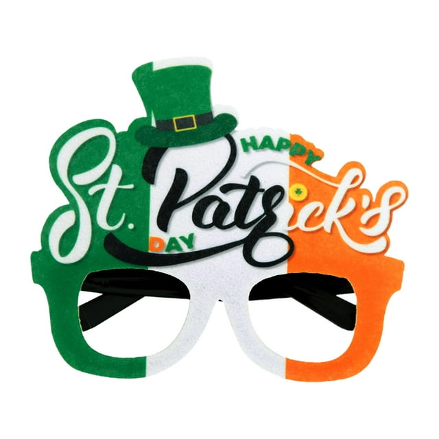 Gafas de San Patricio Yinane Accesorios para fotos Estilo A