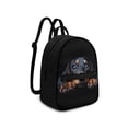 thumbnail image 2 of CHAQLIN Cute Dog Small Backpack, Adjustable Strap Polyester Mini Backpack for Hiking Travel, Zipper Closure Fashion Travel Shoulder Bag, 2 of 8