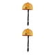 thumbnail image 2 of Naiovety Chinese Oriental Cap with Ponytail Hat Child Props Cosplay Amarillo 55cm 2Conjunto, 2 of 6